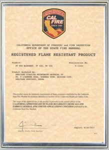 Cal Fire Certificate